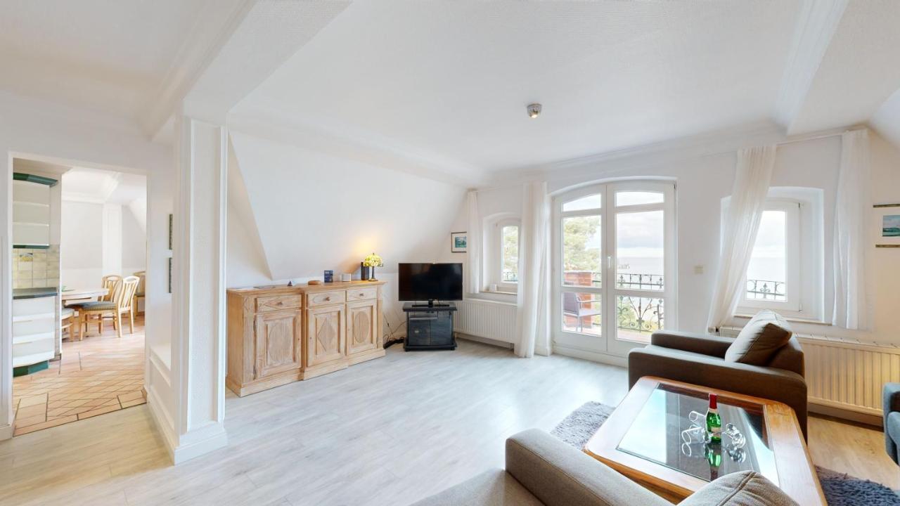Fewo Direkt Am Strand Mit Meerblick Und Balkon,Villa Glueckspilz, Binz Exterior foto